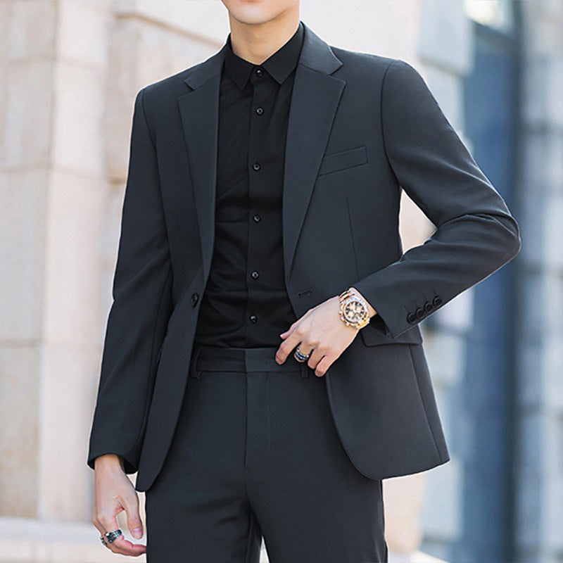Business Casual Korean-style Slim-fit Trendy High-end Suit Men's Jacket - Sophinity