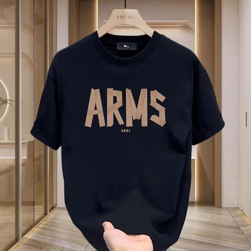 Menswear Clothing Loose Casual Print T-shirt - Sophinity