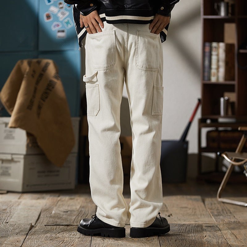 Fashion Trendy Patchwork Cargo Jeans Men - Sophinity