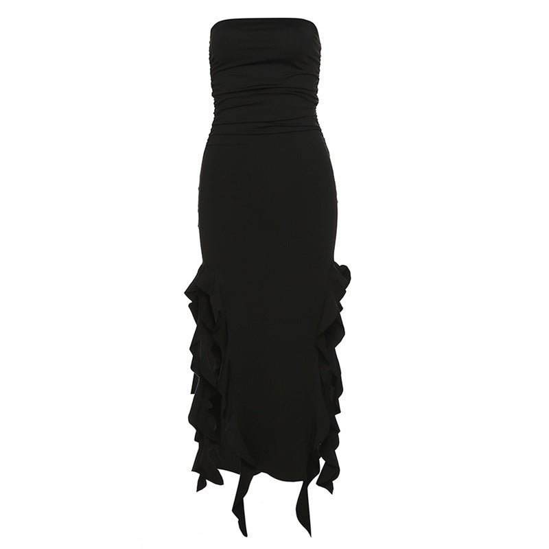Fashion Trend Women's One Shoulder Tube Top Dress - Sophinity