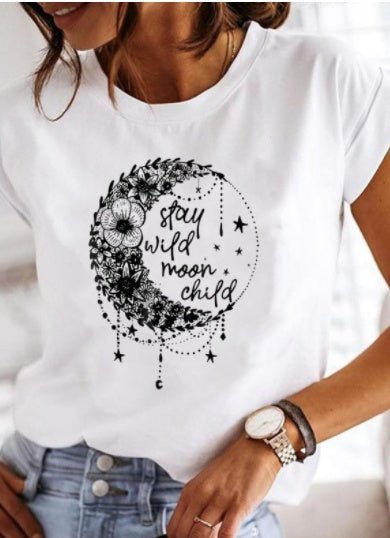 Women's Love Beauty Hip Hop Short Sleeve T Shirt - Sophinity