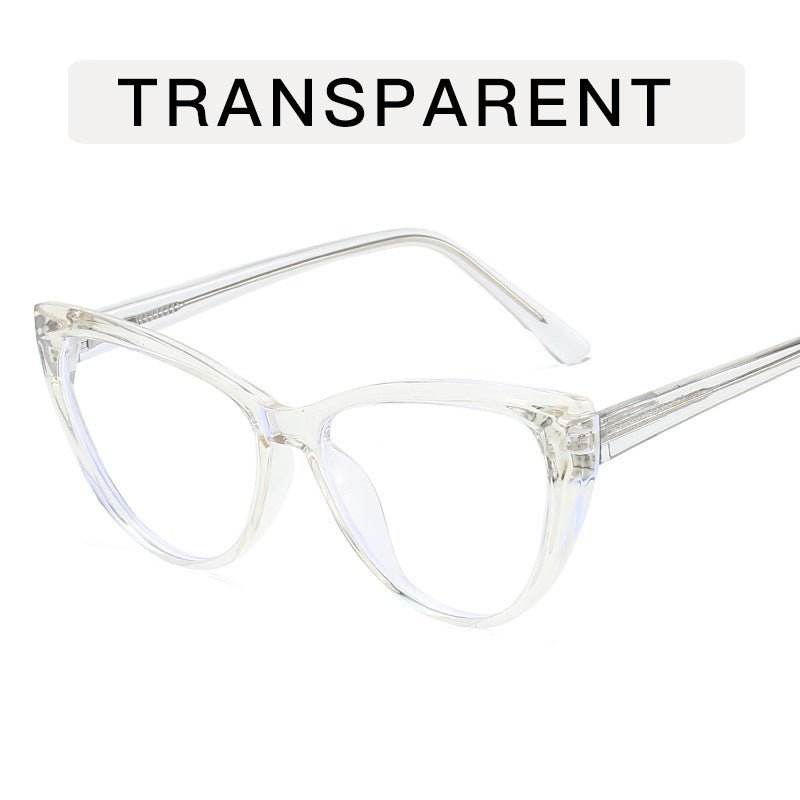 Leg Cat Eye Anti - blue Light Flat Bottom Glasses - Sophinity