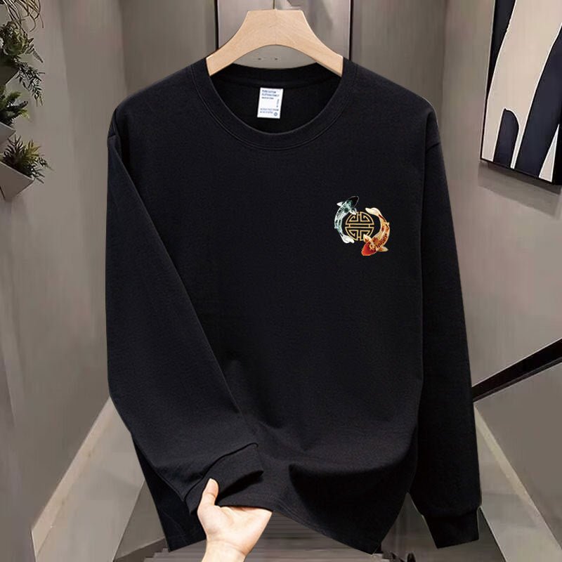 Men's Cotton Trendy Long Sleeve T-shirt - Sophinity