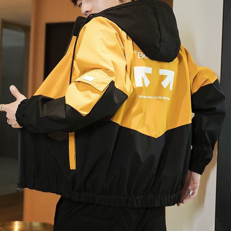 Casual Jacket Men Baseball Uniform Trendy Top Clothes - Sophinity