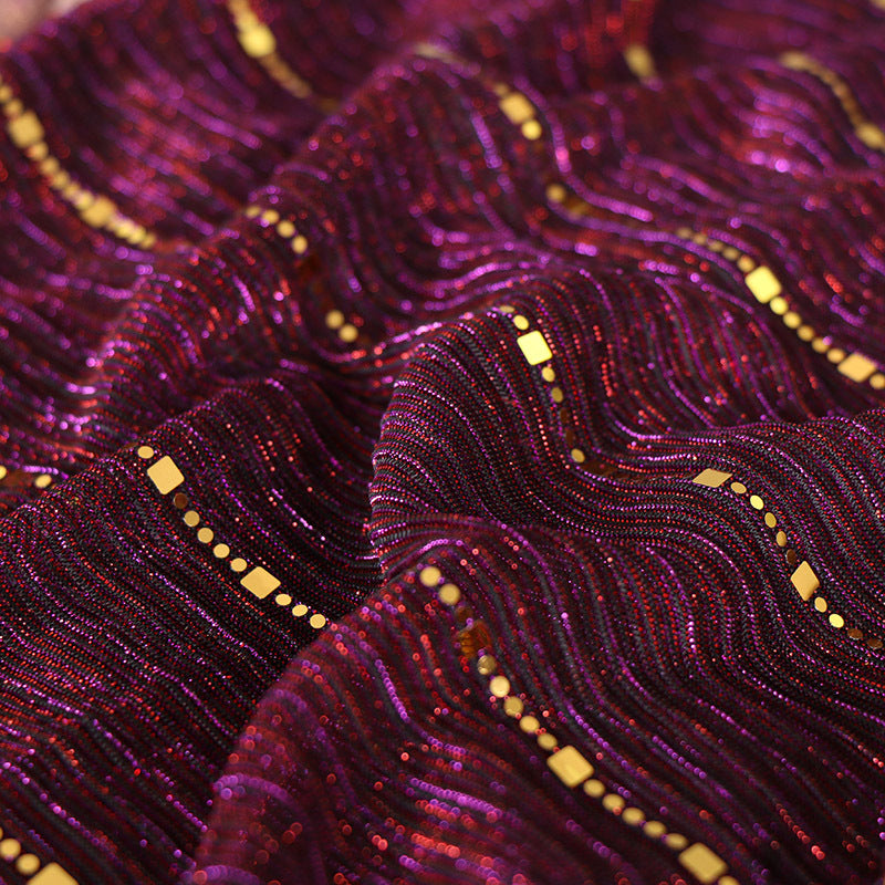 New Women's Lamp Wick Silk Sequined Scarf - Sophinity