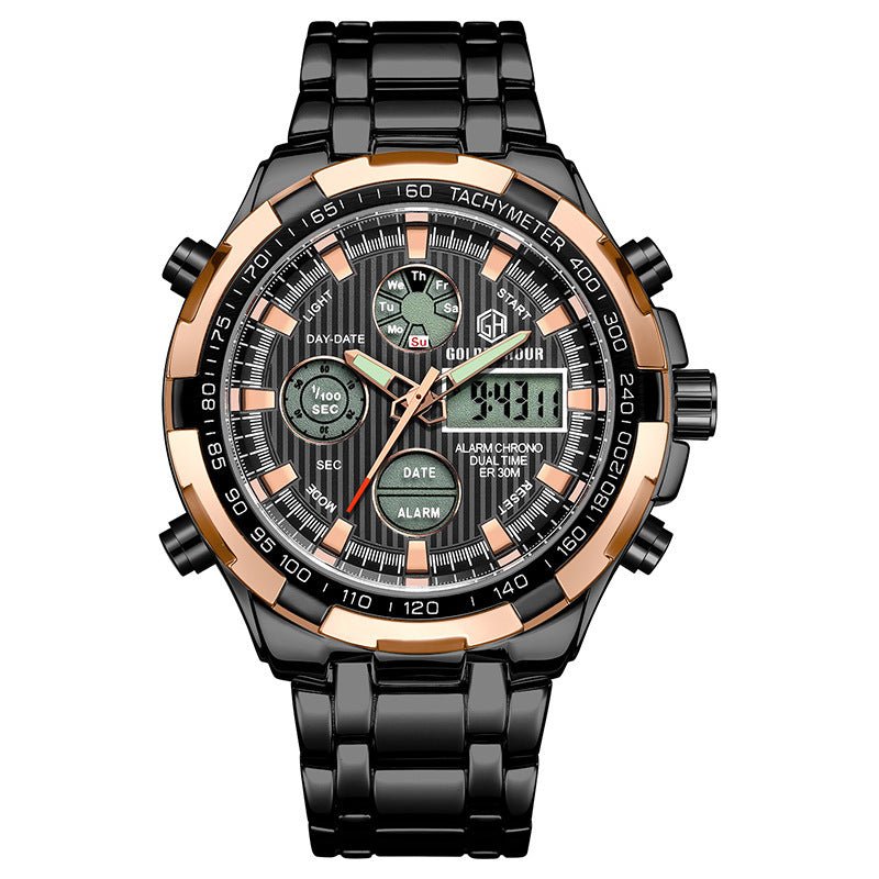 Men's Calendar Alloy Sports Multi - function Watch - Sophinity
