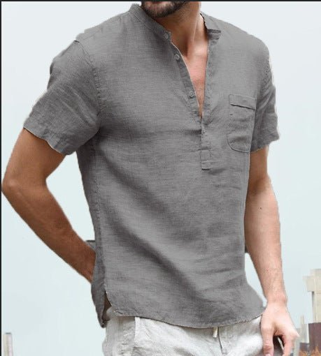 Casual linen polo shirt - Sophinity