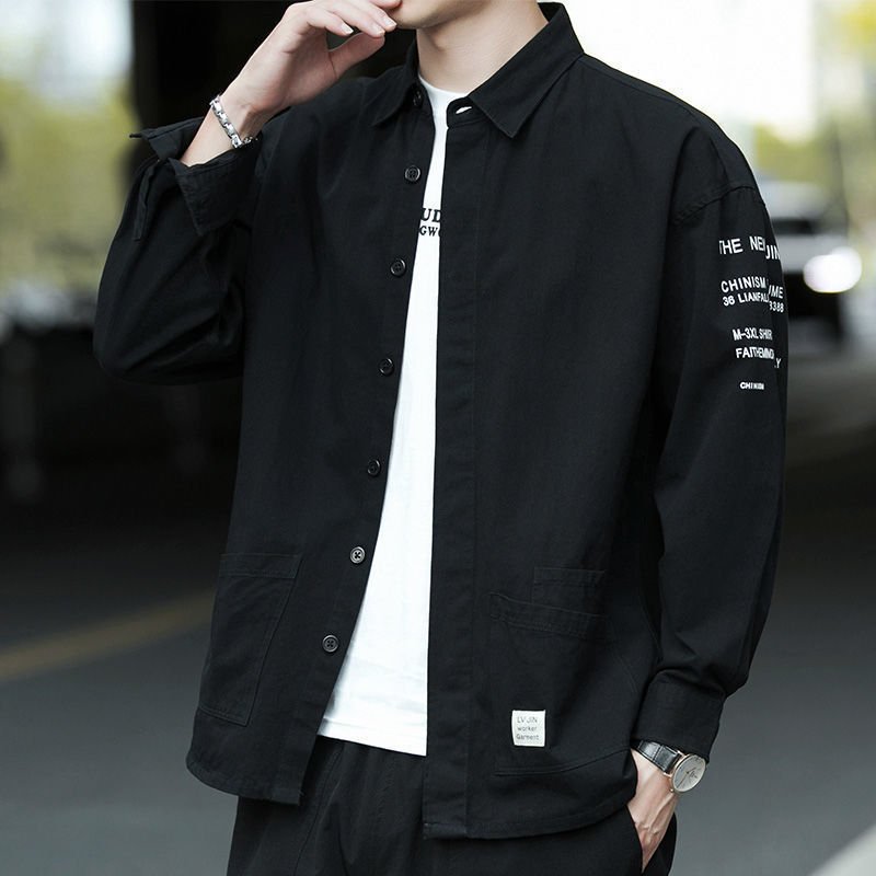 Thin Casual Loose Hong Kong Style Business Formal Wear Trend Non - iron Outer Wear Men's Jacket - Sophinity