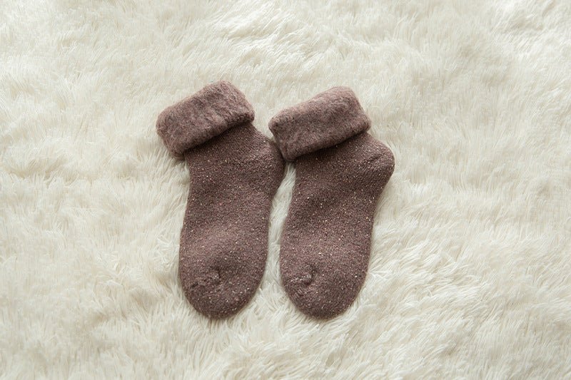 Winter Thick Wool Lined Warm Stockings - Sophinity