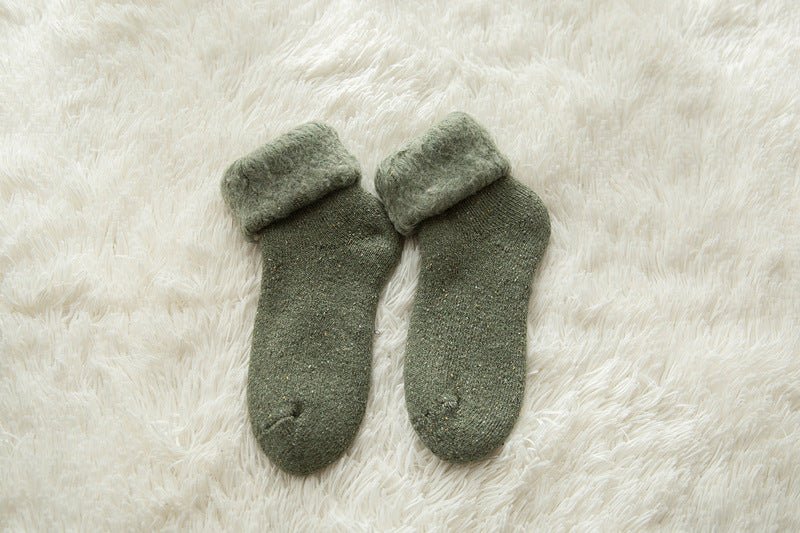 Winter Thick Wool Lined Warm Stockings - Sophinity