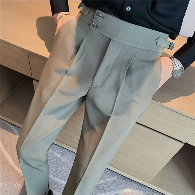 British Style Business Formal Wear Suit Pants Men - Sophinity