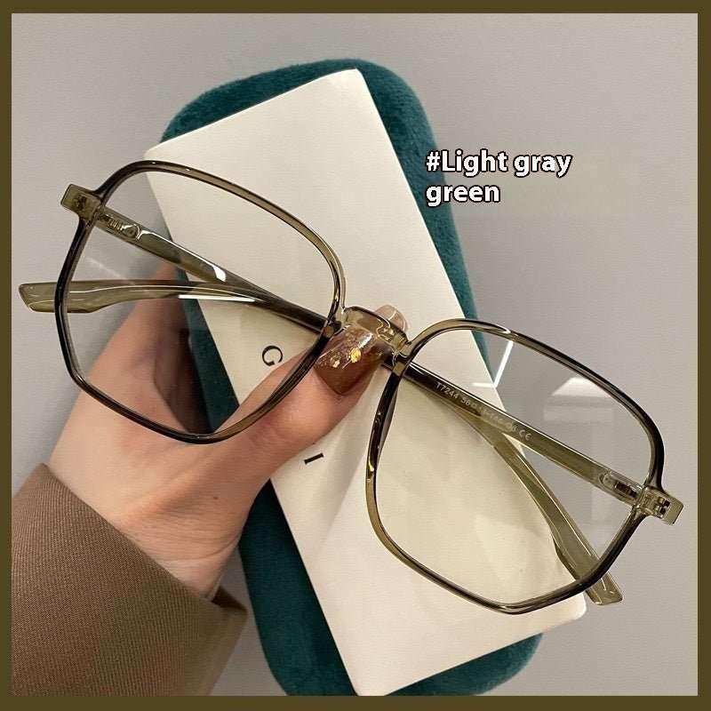 Large Frame Irregular Glasses Round Face Super Light Oversized - Sophinity
