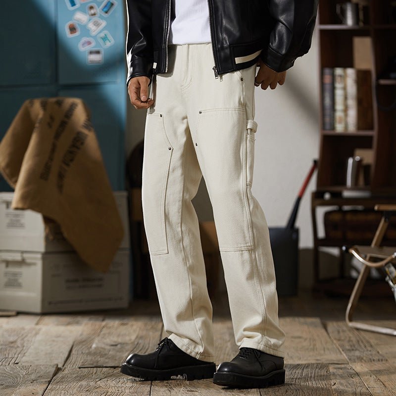 Fashion Trendy Patchwork Cargo Jeans Men - Sophinity