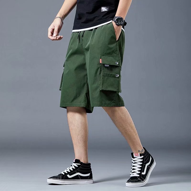 Korean Style Loose Multi - pocket Cargo Pants - Sophinity