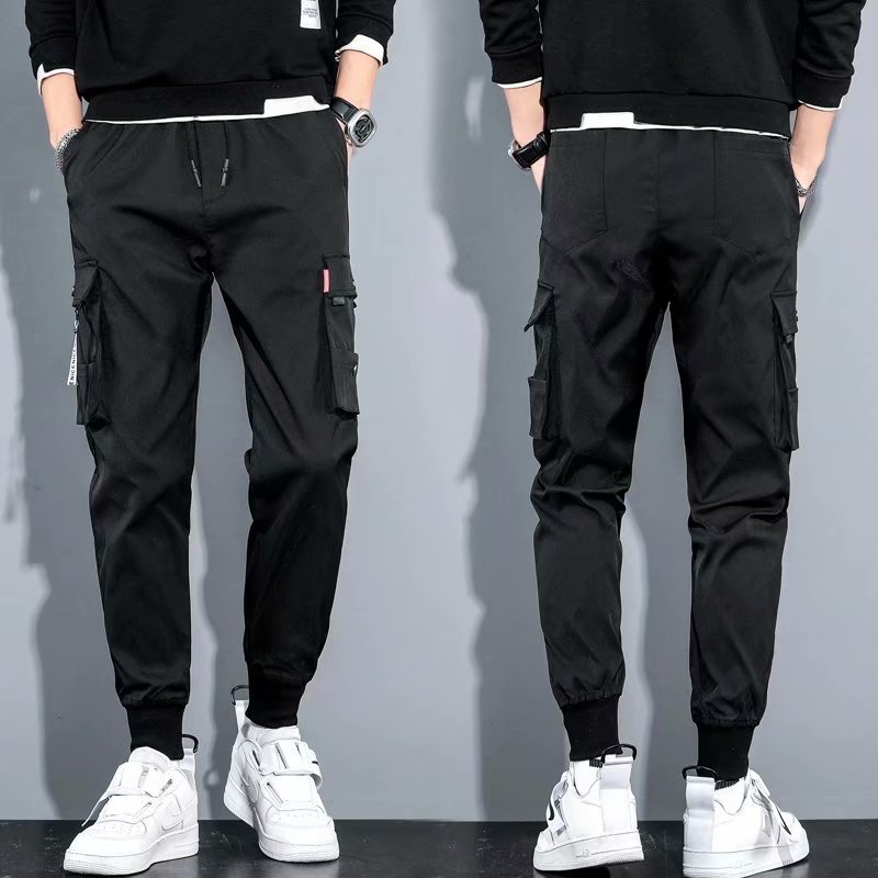 Ice Silk Spring And Summer Men's Casual Pants Men's Sports Overalls - Sophinity