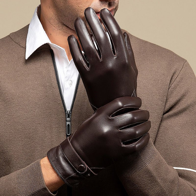 Fashion Personalized Men's Warm Business Gloves - Sophinity