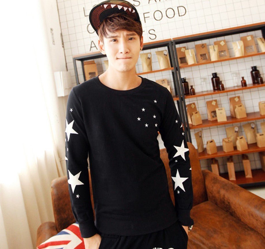Autumn And Winter Couple Women's Long - sleeved Korean Style T-shirt Sweater Women's Top - Sophinity