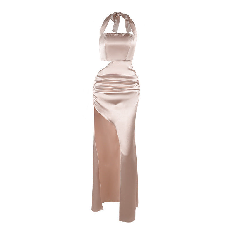 Halter Cut-out Slit Formal Dress Dress Women - Sophinity