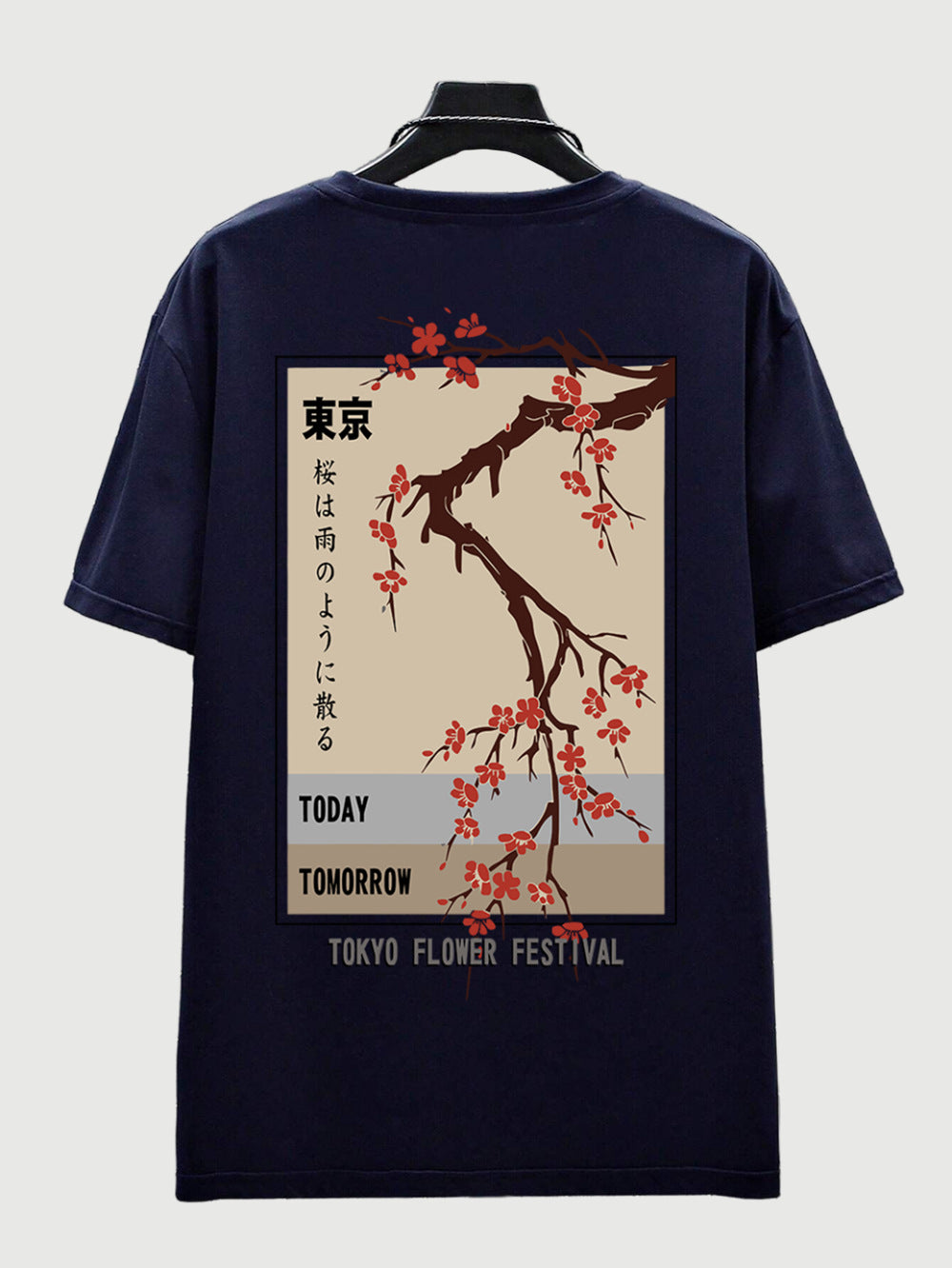 Today Tomorrow Tokyo Flower Festival T Shirt Men Fashion - Sophinity