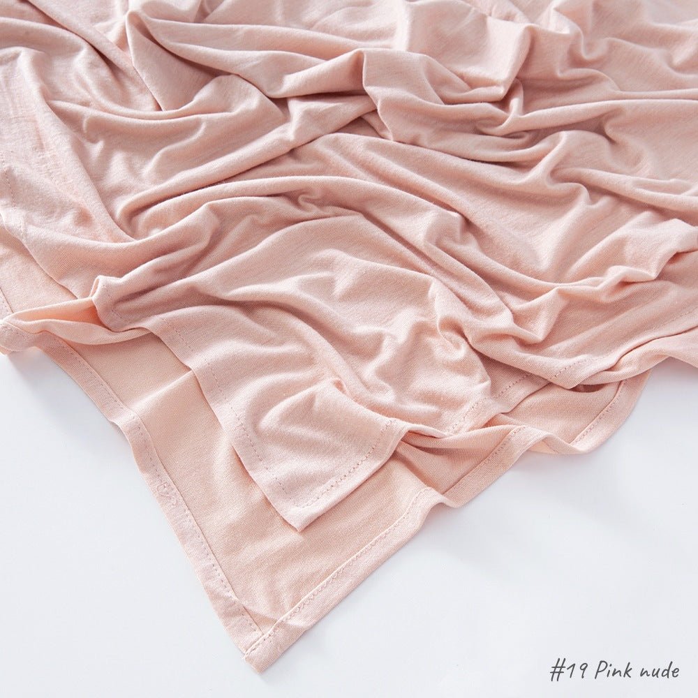 Malaysia Pure Color Modal Curling Mercerized Cotton Scarf - Sophinity
