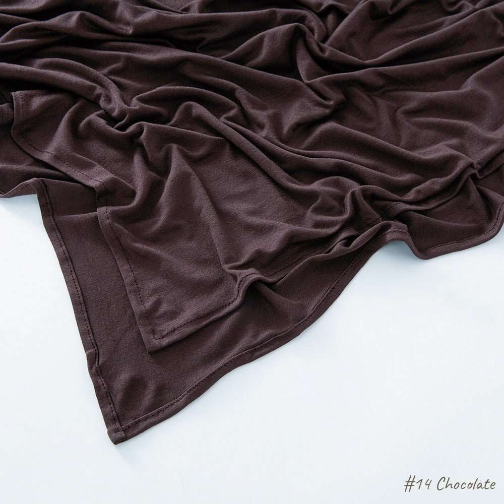 Malaysia Pure Color Modal Curling Mercerized Cotton Scarf - Sophinity
