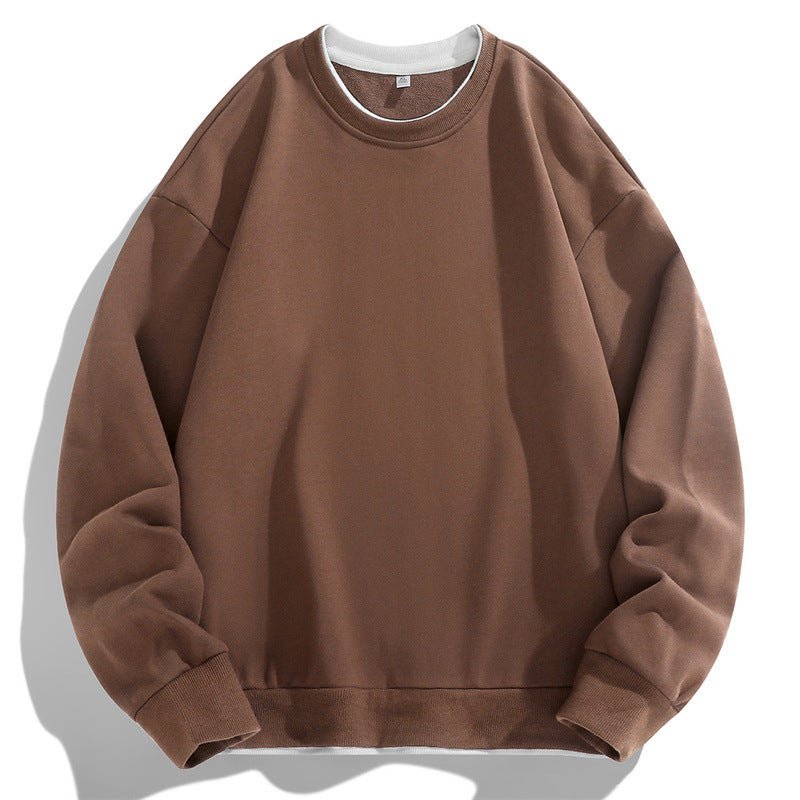 Round Neck Simple Casual Fashion Brand Loose Sweater - Sophinity