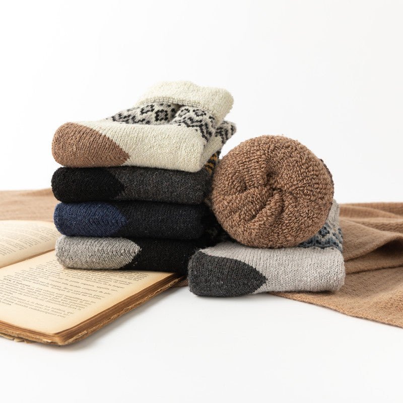 Men's And Women's British Style Extra Thick Thermal Socks - Sophinity