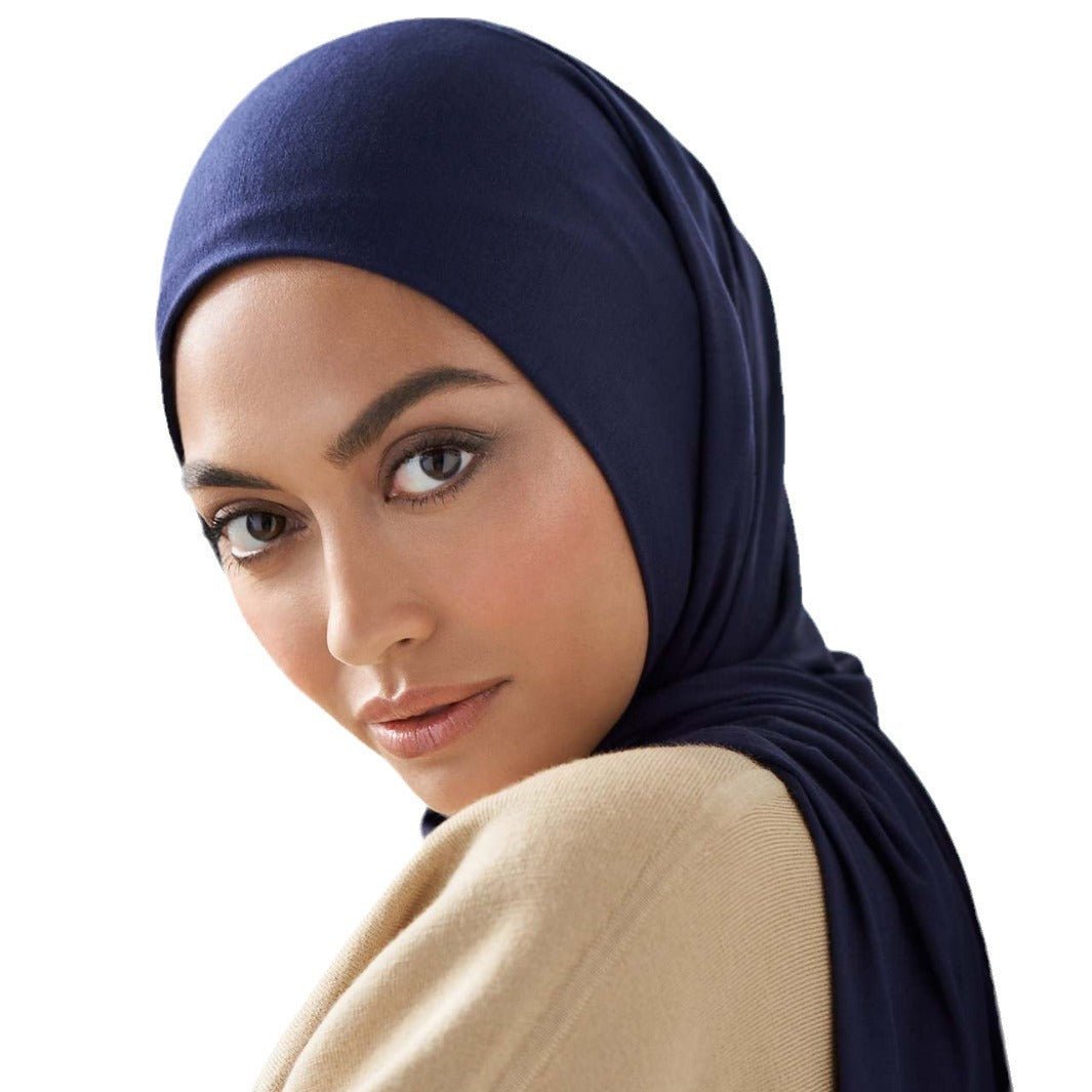 Malaysia Pure Color Modal Curling Mercerized Cotton Scarf - Sophinity