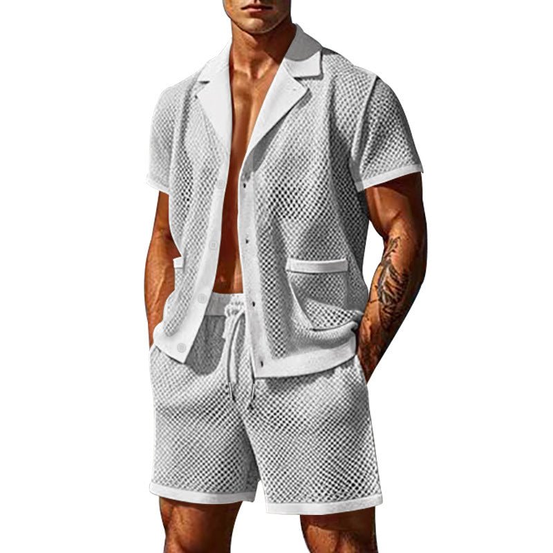 Mesh Breathable Cool Casual Suit - Sophinity