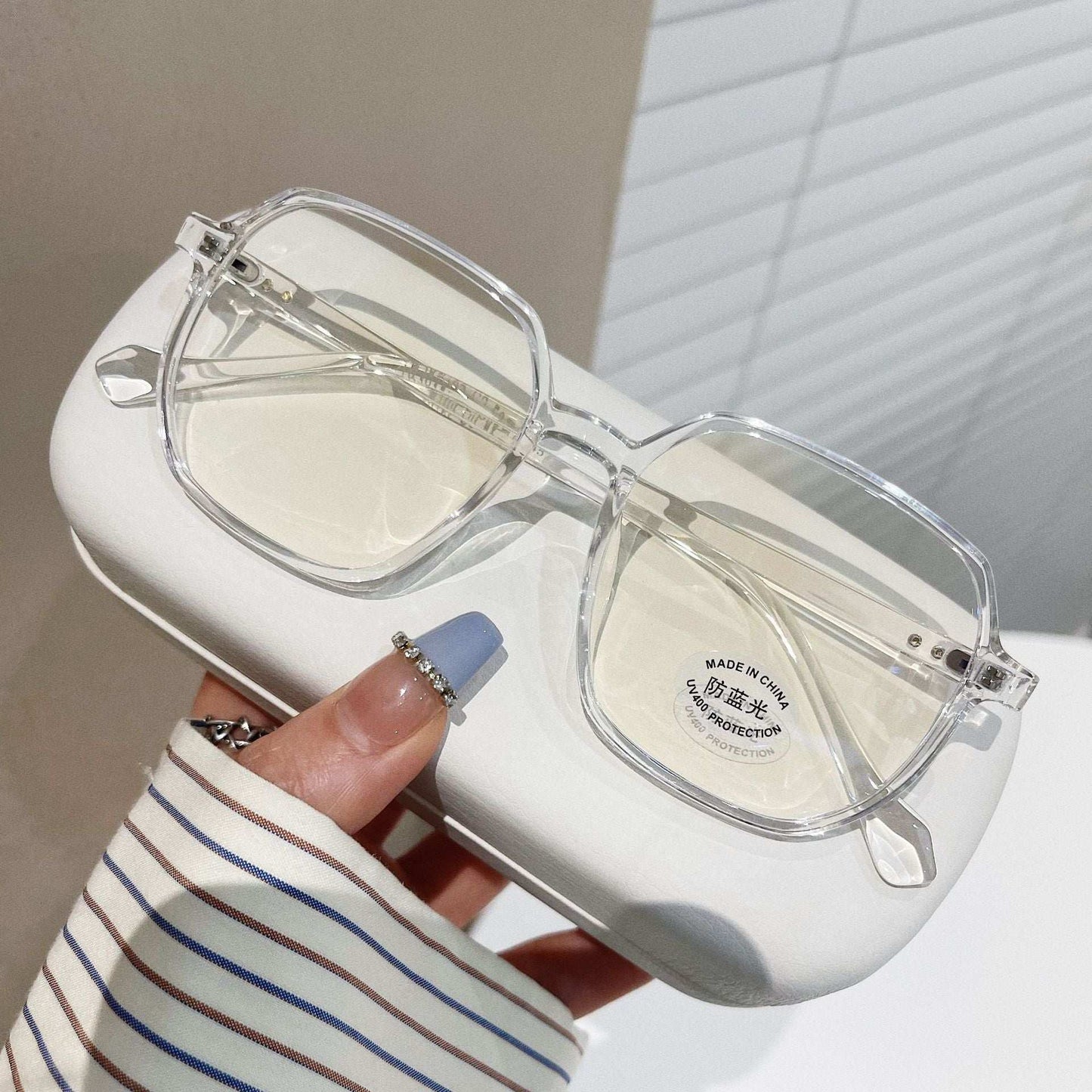 Square Concave Shape Myopia Glasses Rim Men And Women - Sophinity