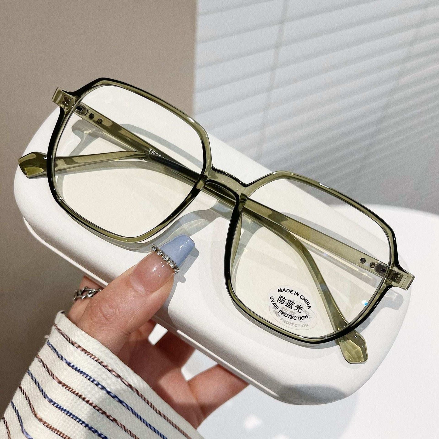 Square Concave Shape Myopia Glasses Rim Men And Women - Sophinity