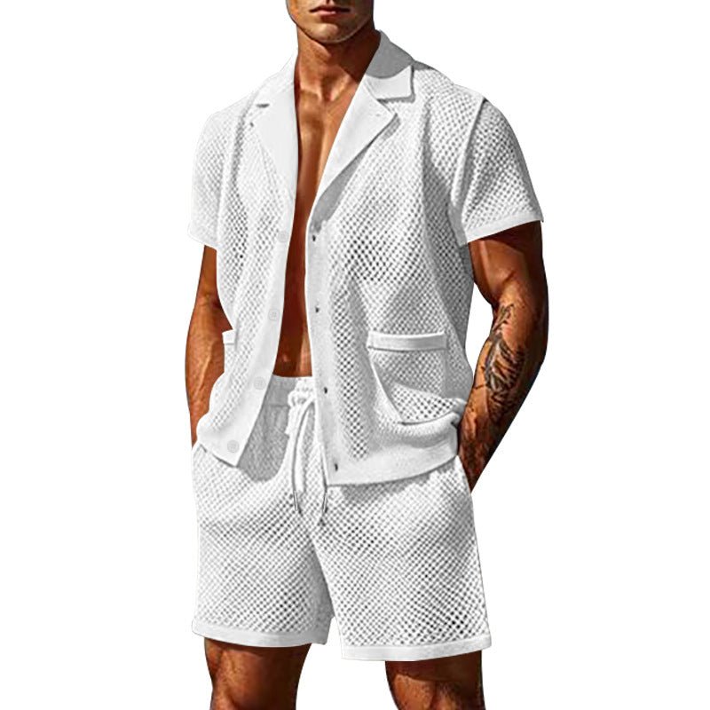 Mesh Breathable Cool Casual Suit - Sophinity