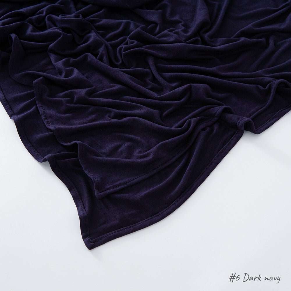 Malaysia Pure Color Modal Curling Mercerized Cotton Scarf - Sophinity