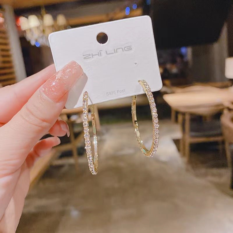 Simple Hoop Earrings Women - Sophinity