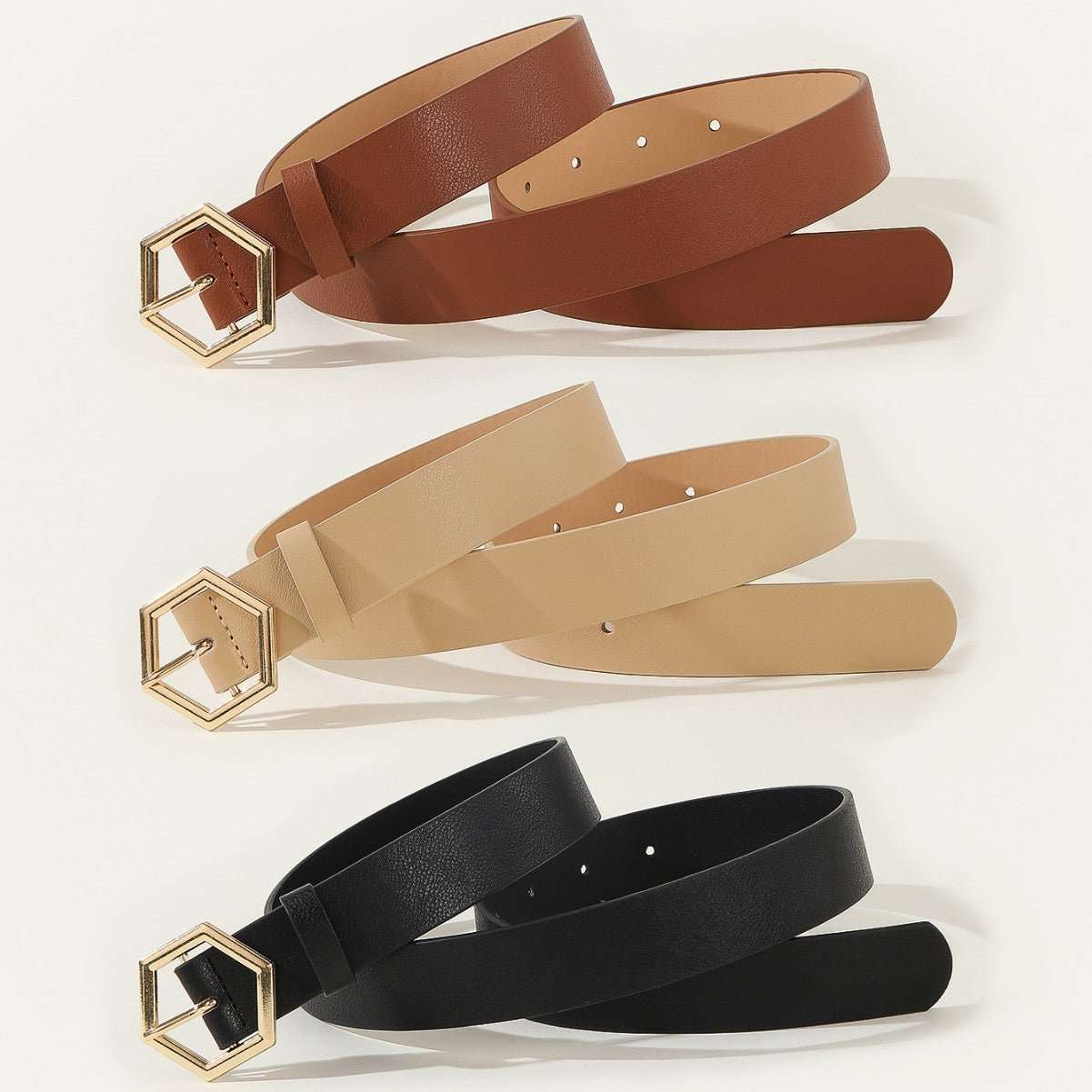 Women's Hexangular Star Casual All - Match Belt - Sophinity