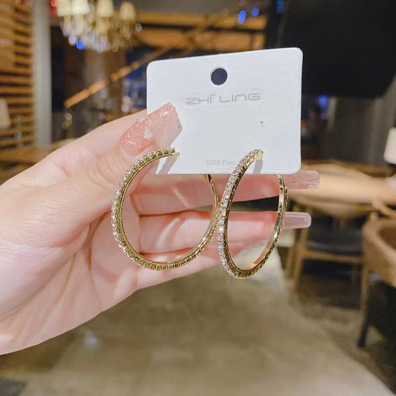 Simple Hoop Earrings Women - Sophinity
