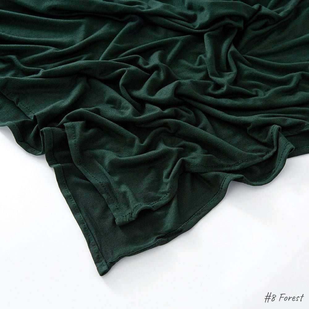 Malaysia Pure Color Modal Curling Mercerized Cotton Scarf - Sophinity