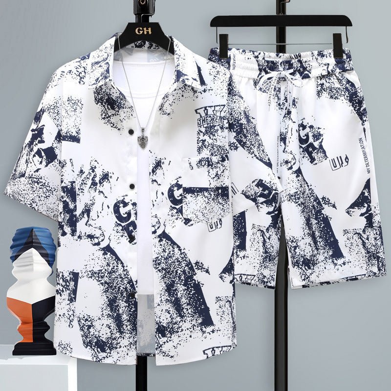 Men's Casual Sports Cool Shorts Two - piece Set - Sophinity
