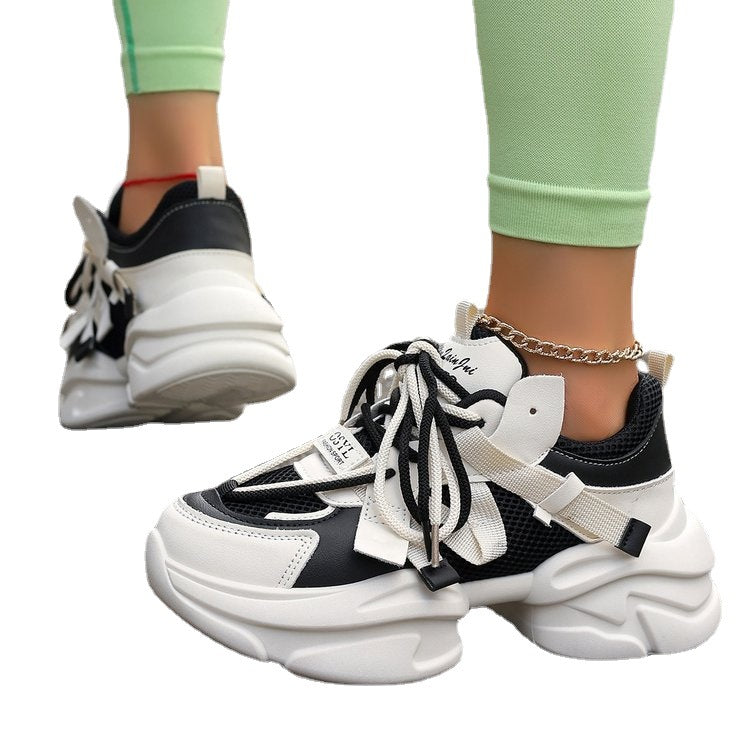 Lace-up White Shoes Casual Sneaker - Sophinity