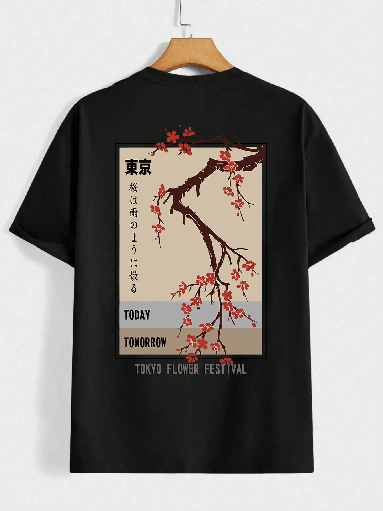 Today Tomorrow Tokyo Flower Festival T Shirt Men Fashion - Sophinity