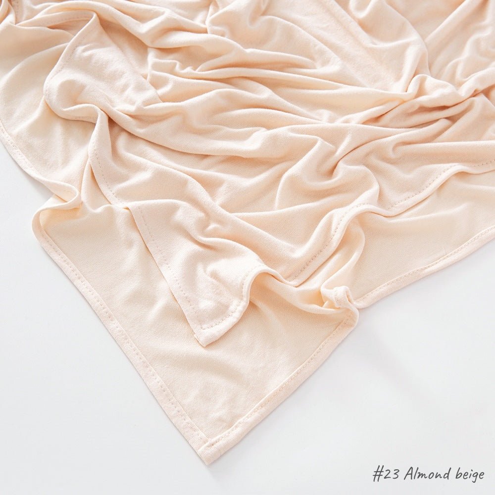 Malaysia Pure Color Modal Curling Mercerized Cotton Scarf - Sophinity