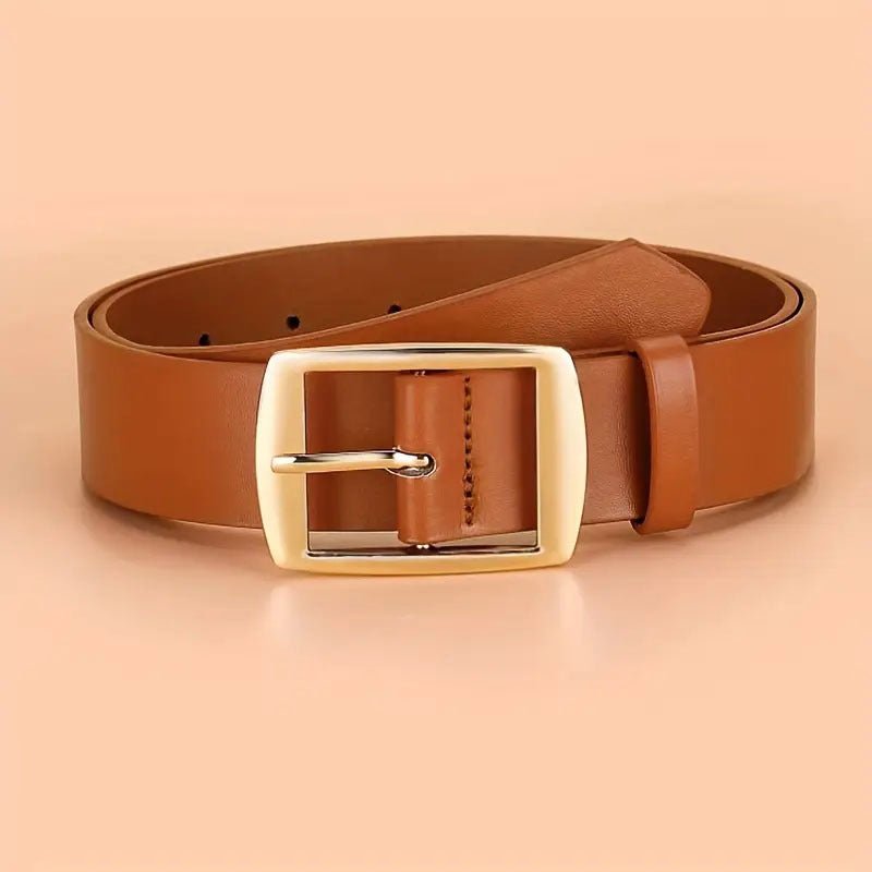 Men's Pin Buckle PU Microfiber Eyelet Belt Fashion Casual Belt - Sophinity