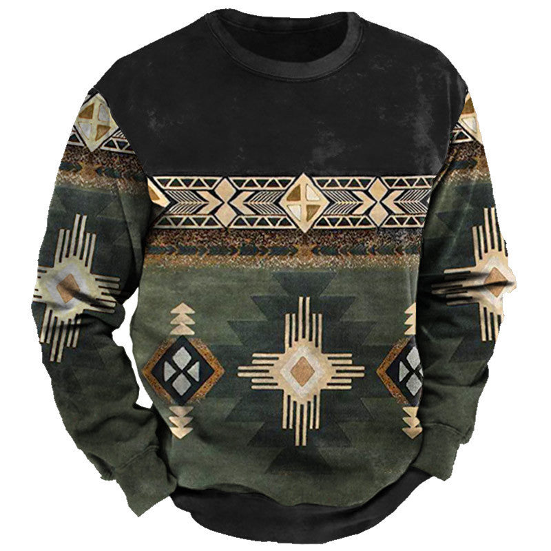 Men's Street Sports Fashion Round Neck Sweater - Sophinity