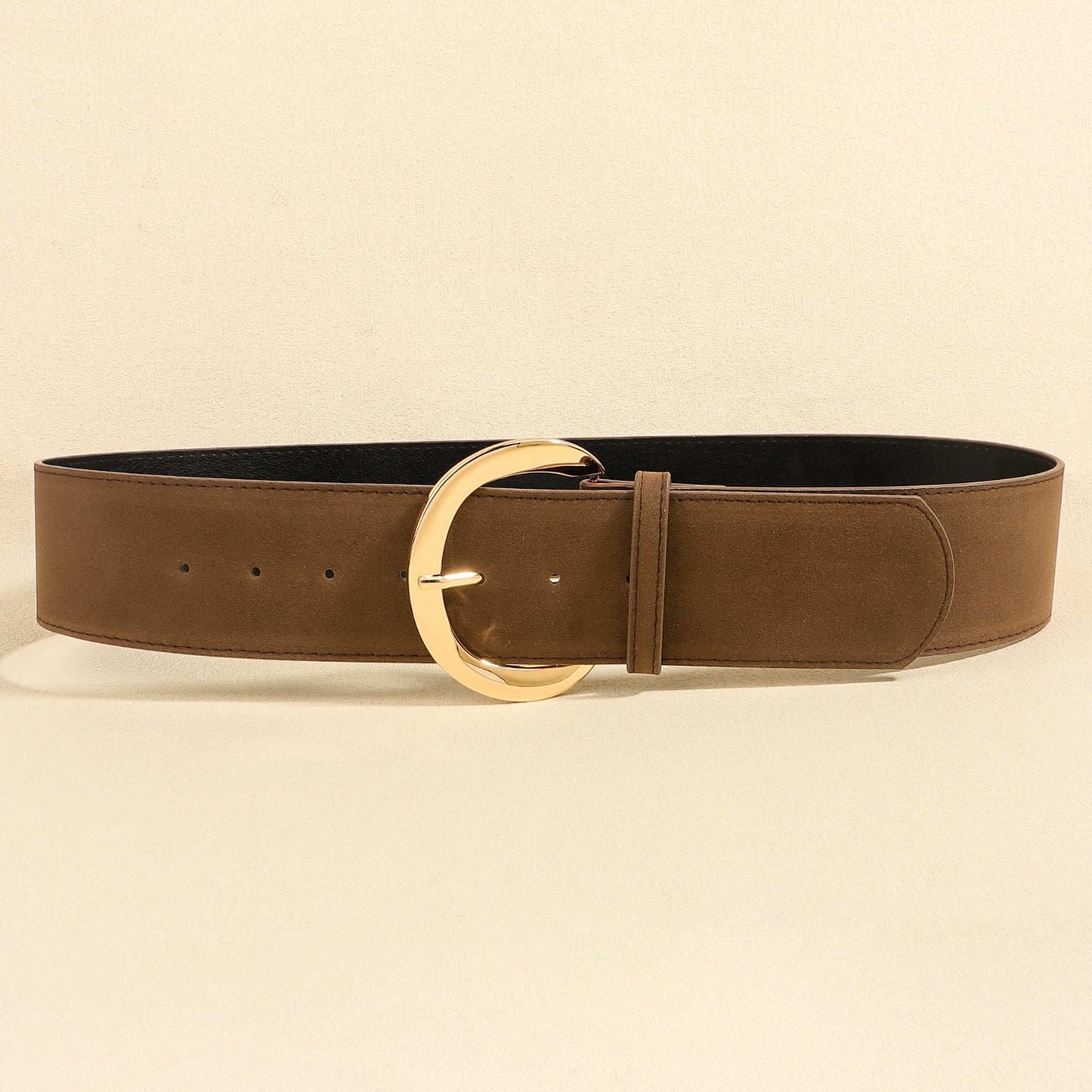 Metal Pin Buckle Versatile Retro Simple Wide Belt Men And Women Belt - Sophinity