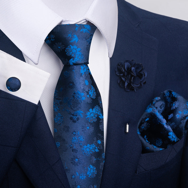 Men's Tie Suit Pocket Square Combo 8 - Sophinity