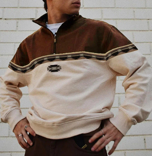 Men's Street Sports Fashion Round Neck Sweater - Sophinity