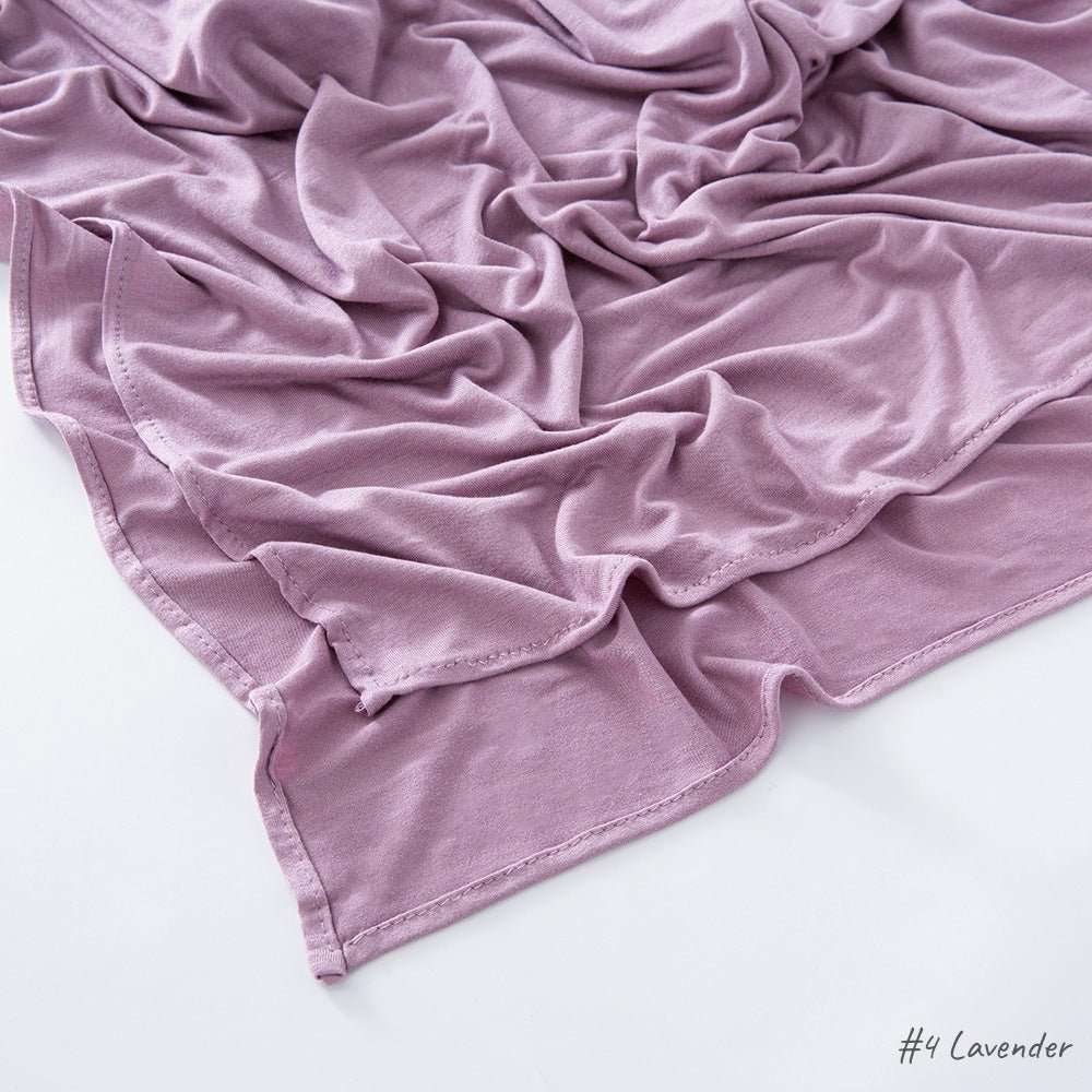 Malaysia Pure Color Modal Curling Mercerized Cotton Scarf - Sophinity
