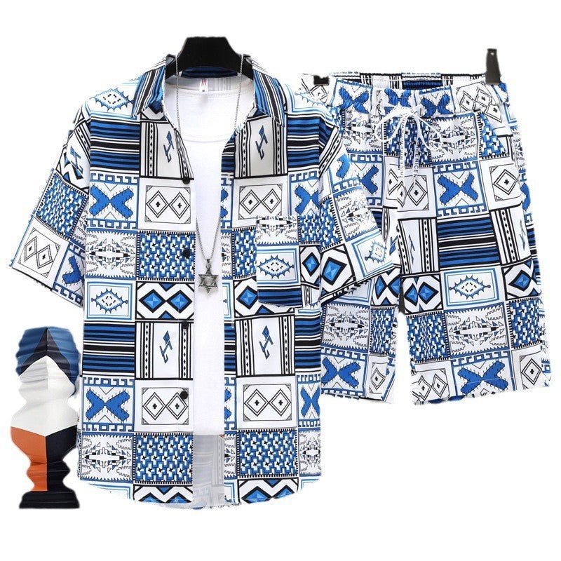 Men's Casual Sports Cool Shorts Two - piece Set - Sophinity