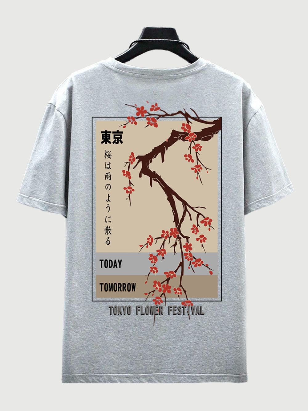 Today Tomorrow Tokyo Flower Festival T Shirt Men Fashion - Sophinity