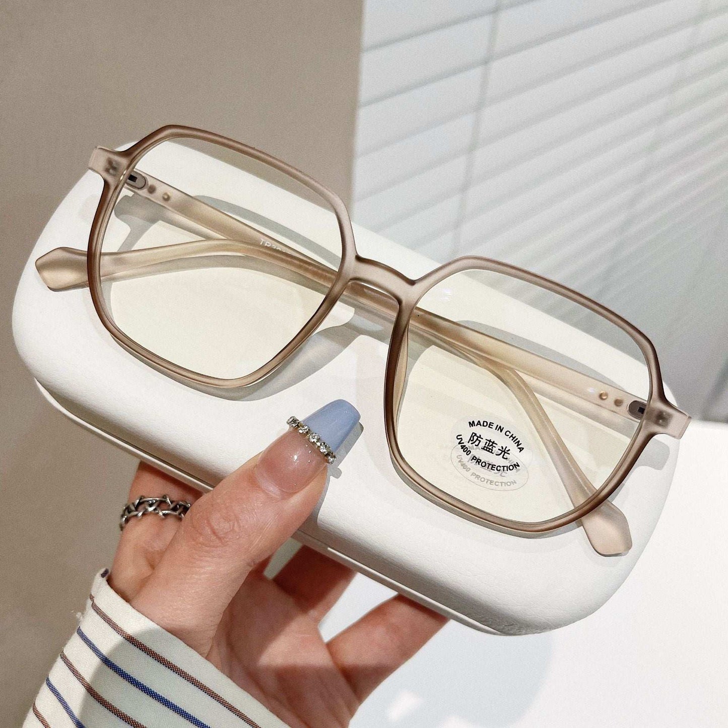 Square Concave Shape Myopia Glasses Rim Men And Women - Sophinity